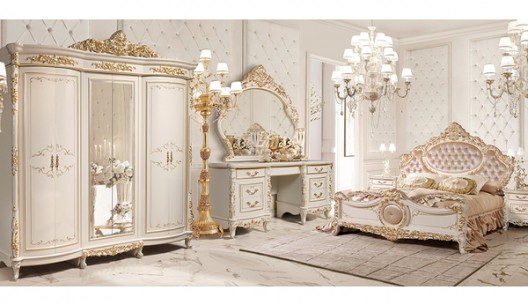 Версаль крем золото спальня